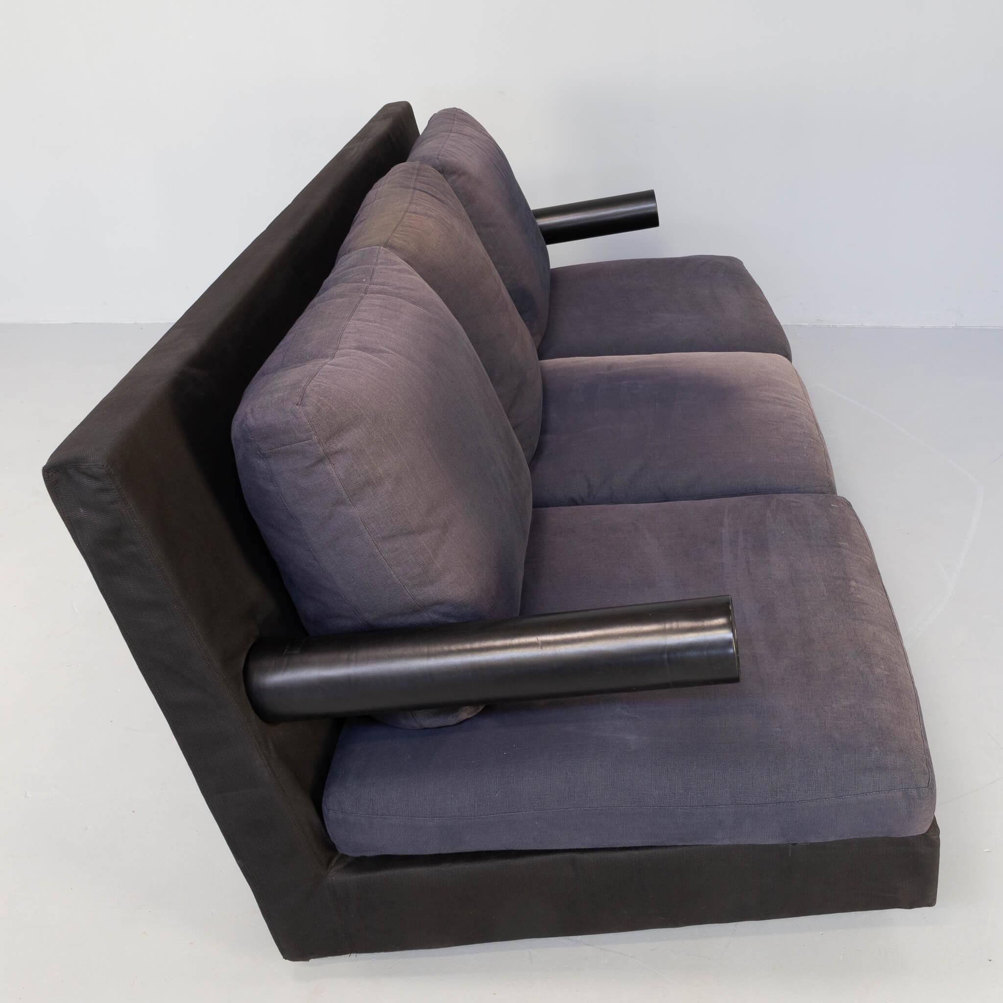 Leather Antonio Citterio ‘Baisity’ 3 Seat Sofa for B&B Italia For Sale