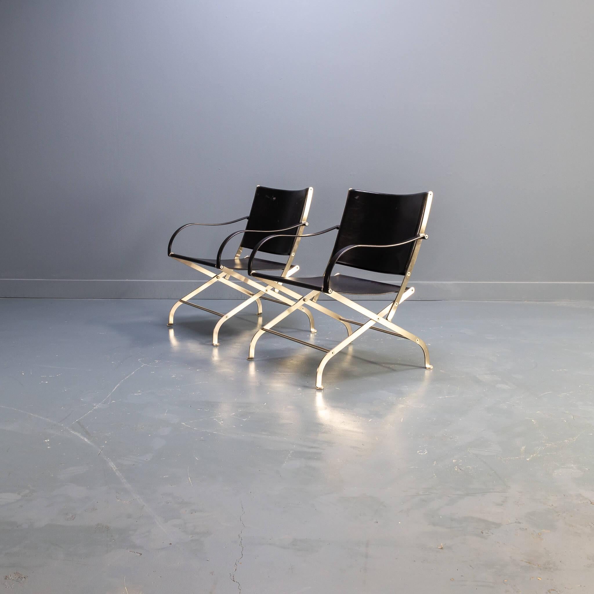 Italian Antonio Citterio ‘Carlotta’ fauteuil for Flexform set/2 For Sale