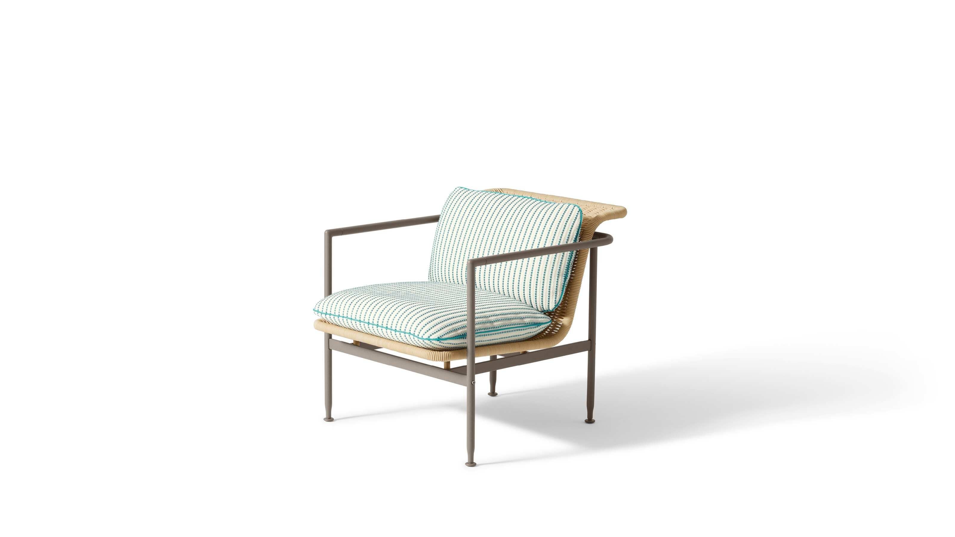 Alluminio Antonio Citterio Poltrona Esosoft Outdoor Per Cassina in vendita