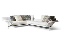 Antonio Citterio Esosoft Benches, Metal, Mid-Century Modern, Italy