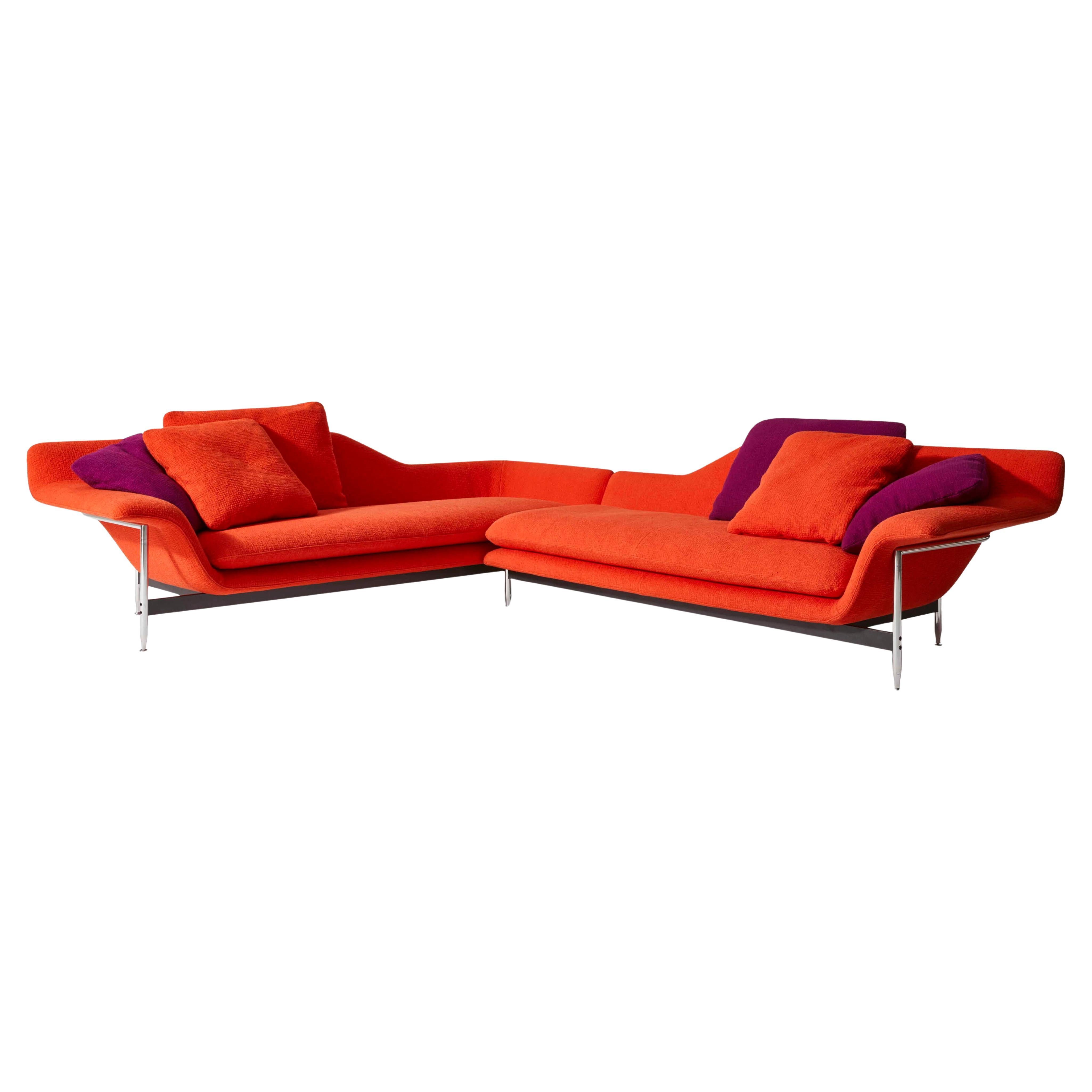 Métal Bancs Esosoft d'Antonio Citterio pour Cassina en vente