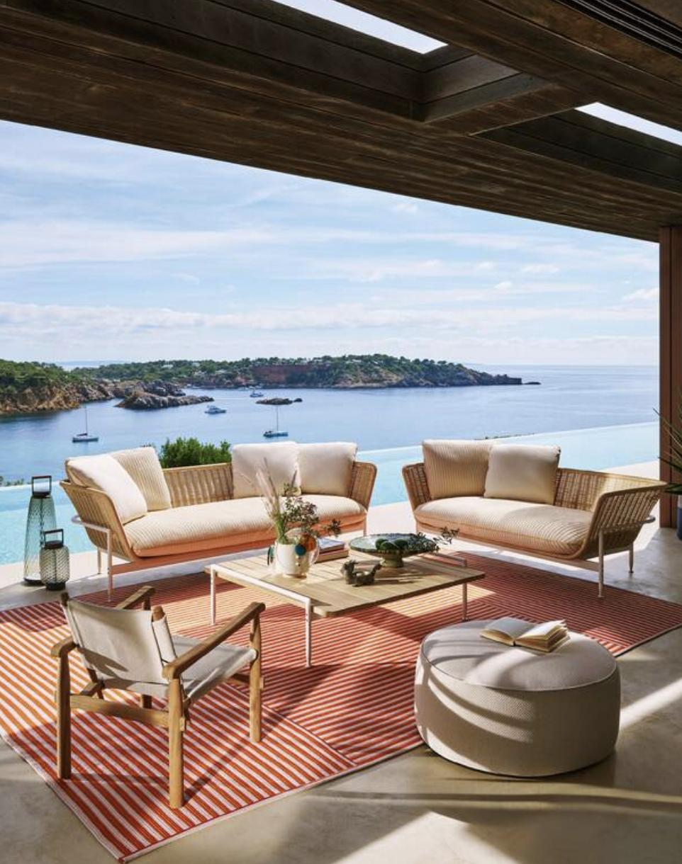 Antonio Citterio Sofá de exterior Esosoft Para Cassina Ratán en venta