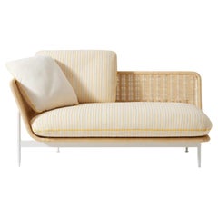 Antonio Citterio Esosoft Outdoor Sofa, Rattan & Stainless Steel, Italy