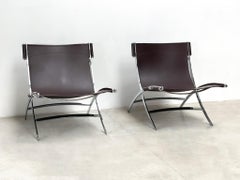 Antonio Citterio Flexform Italia Scissor Chairs