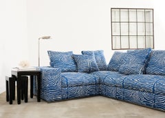 Antonio Citterio Canapé sectionnel Flexform Brunschwig Le Zebra Linen