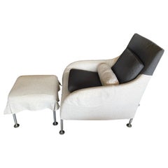 Antonio Citterio Florence Chair and Ottoman for B & B Italia