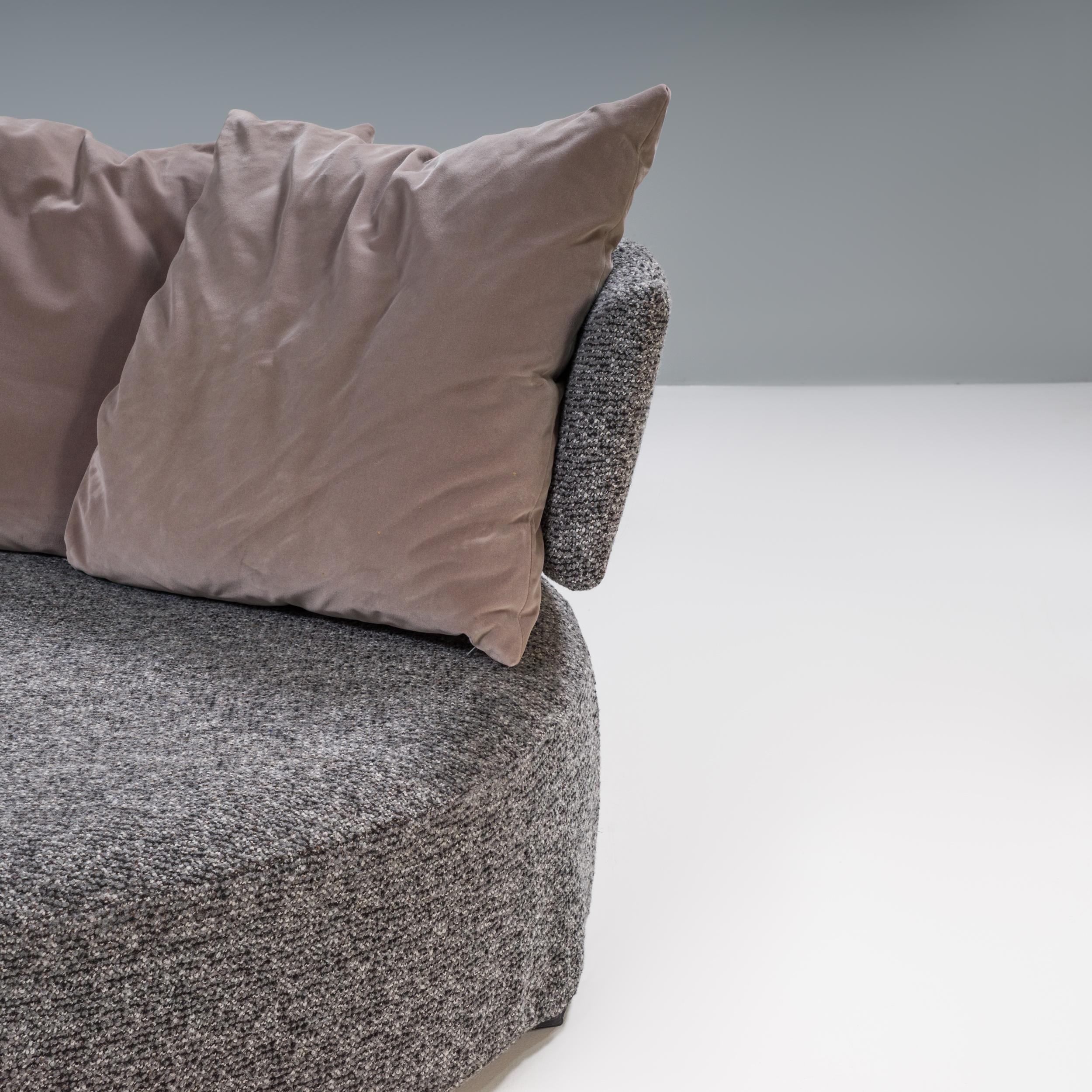 Contemporary Antonio Citterio for B&B Italia Grey Fabric Amoenus Circular Sofa