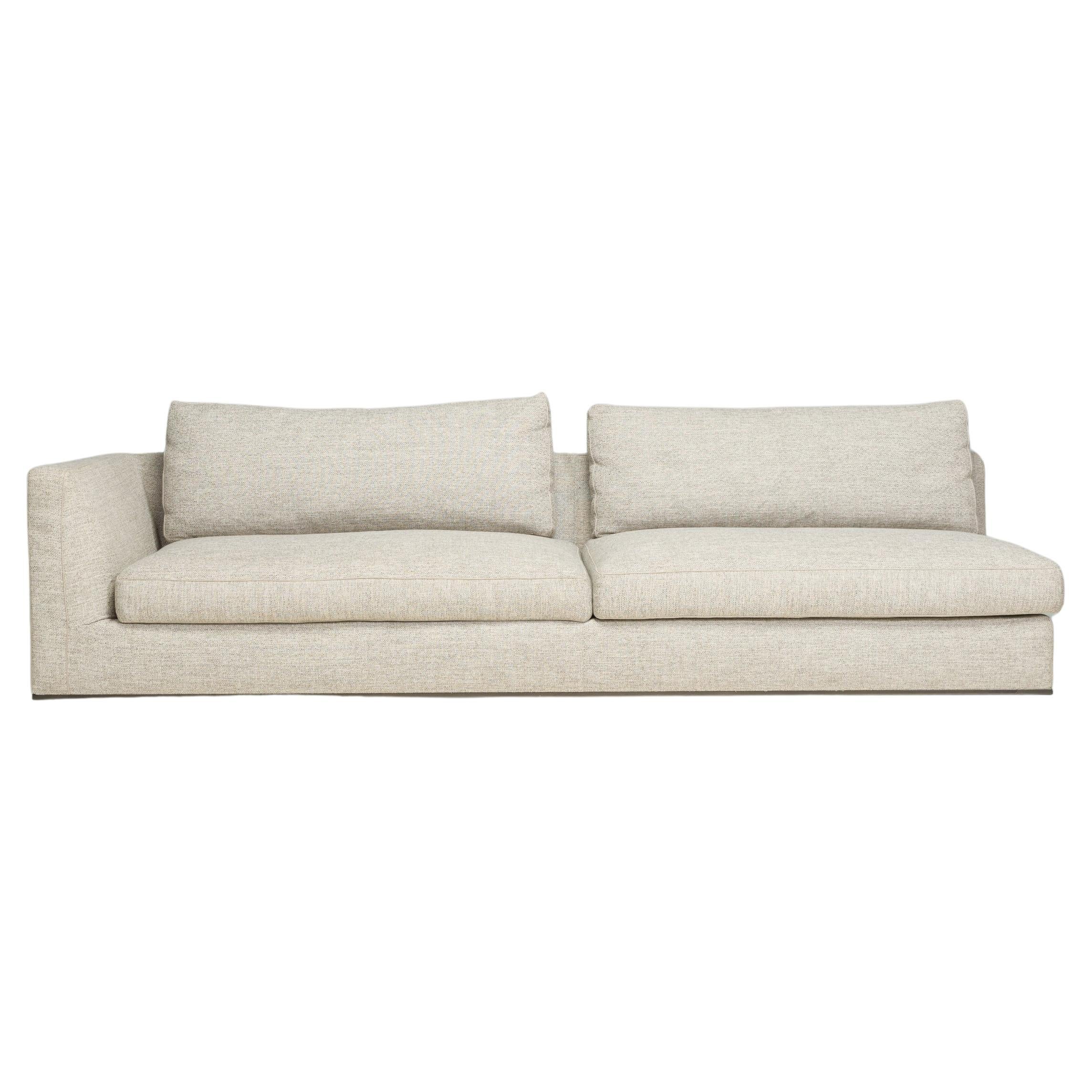 Antonio Citterio for B&B Italia Richard Fabric Single Arm Sofa For Sale