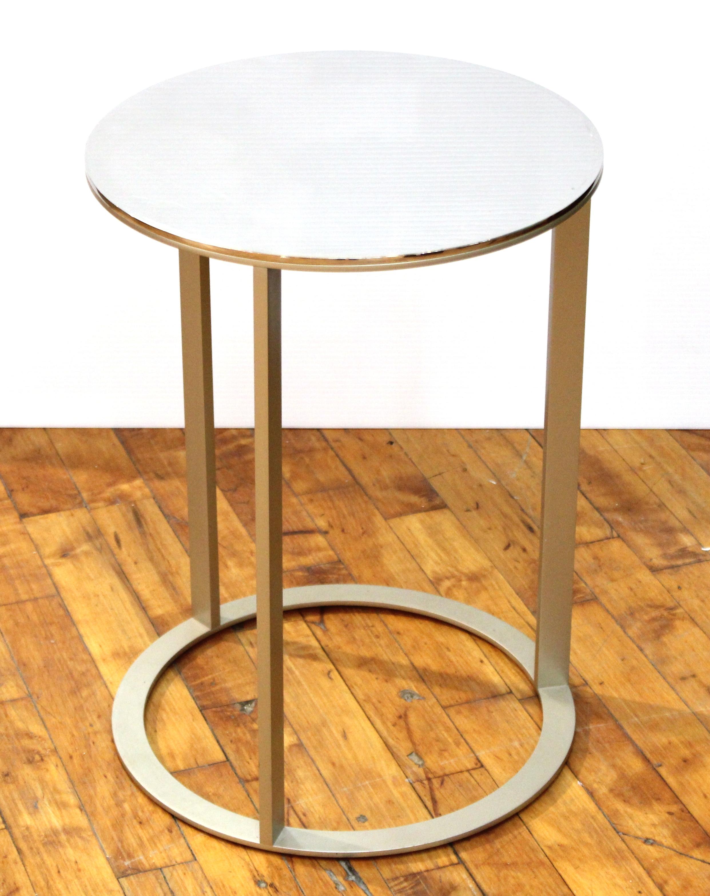 Antonio Citterio for B&B Italia Simplice Modern Side Table In Good Condition In Astoria, NY