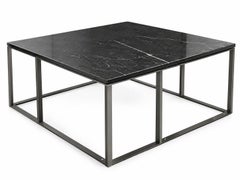 Antonio Citterio for Maxalto B&B Italia “Lithos” Square Coffee Table Marble Top