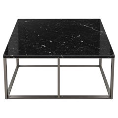 Antonio Citterio for Maxalto B&B Italia “Lithos” Square Coffee Table Marble Top