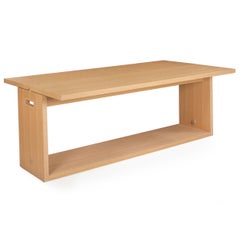 Antonio Citterio for Maxalto "Cuma" Oak Convertible Desk Console / Dining Table