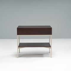 Table de chevet Ebe en chêne gris Antonio Citterio pour Maxalto