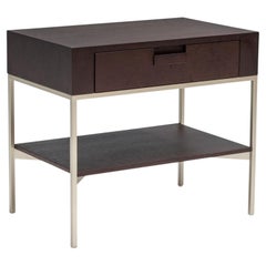 Antonio Citterio for Maxalto Grey Oak Ebe Bedside Table