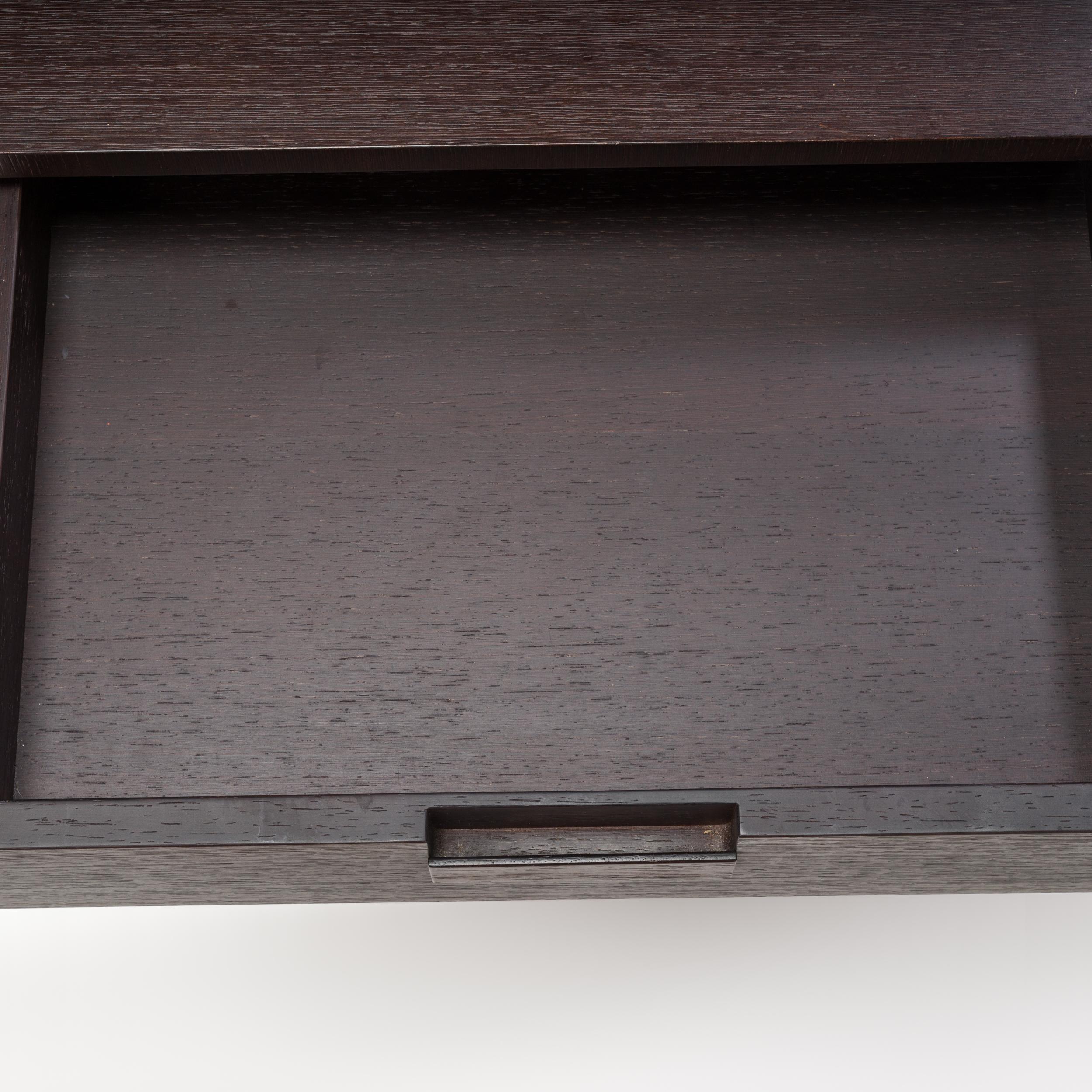 Antonio Citterio for Maxalto Large Grey Oak Ebe Low Table, Set of 2 4