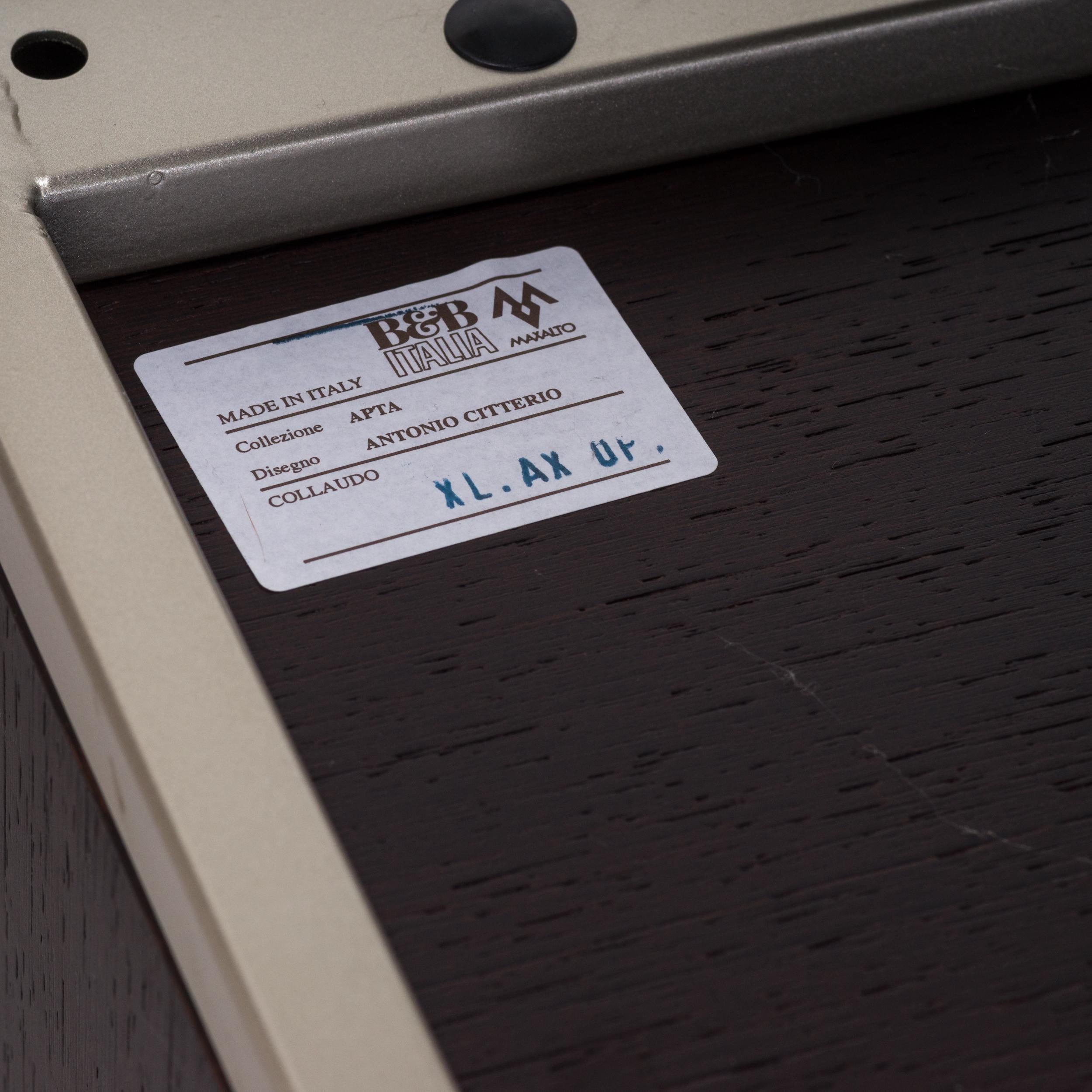 Antonio Citterio for Maxalto Large Grey Oak Ebe Low Table, Set of 2 5