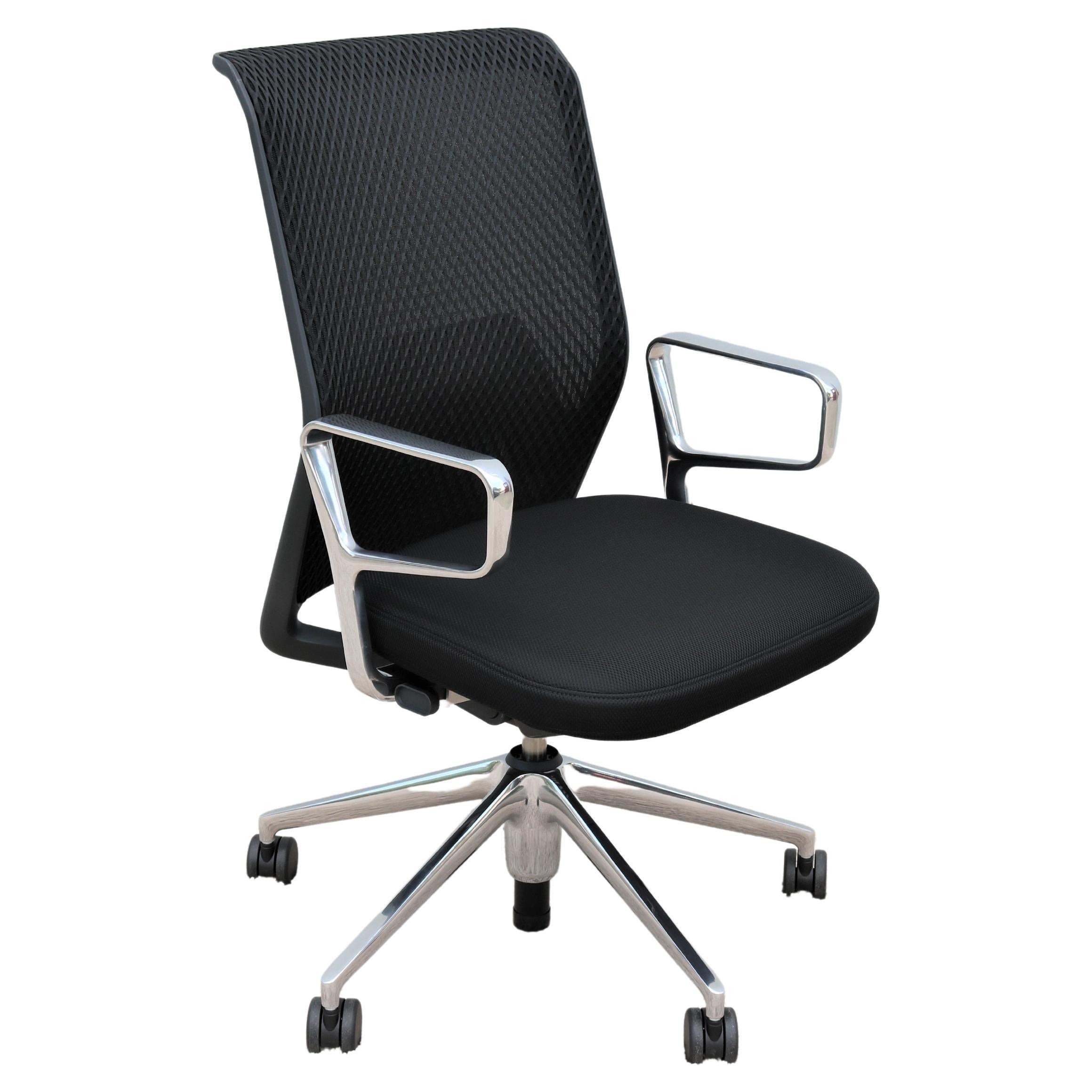 Antonio Citterio for Vitra Ergonomic ID Mesh Black Office Desk Chair, Brand New