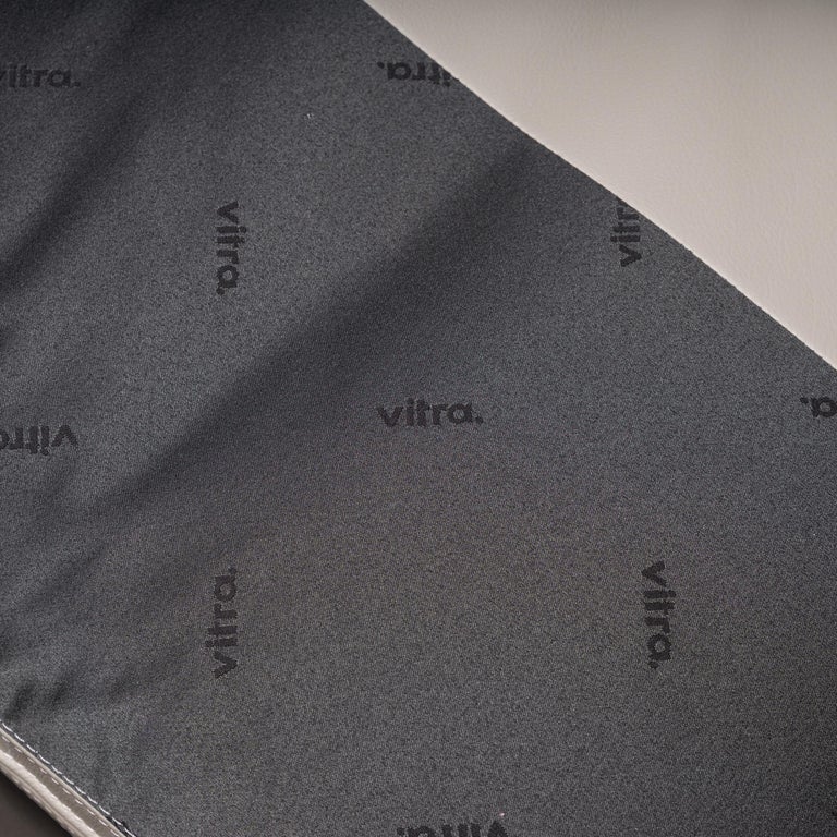 Antonio Citterio for Vitra Grey Leather Suita Three-Seat Sofa, 2021 6