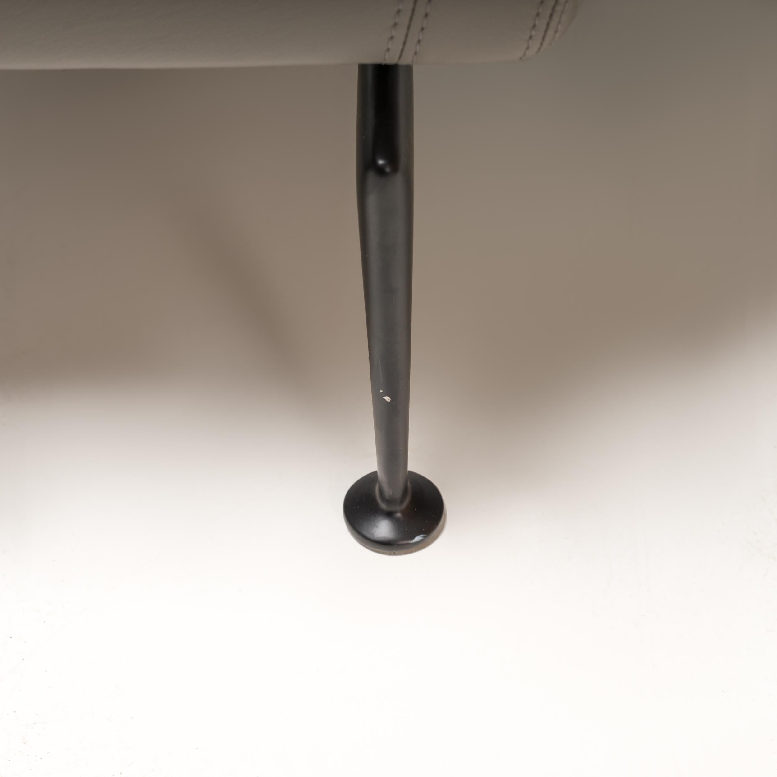 Antonio Citterio für Vitra, dreisitziges Suita-Sofa aus grauem Leder, 2021 im Zustand „Gut“ im Angebot in Basildon, London