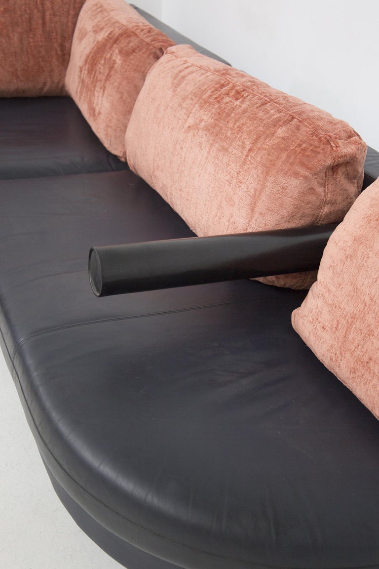 Antonio Citterio Leather Corner Sofa for B&B Italia For Sale at 1stDibs