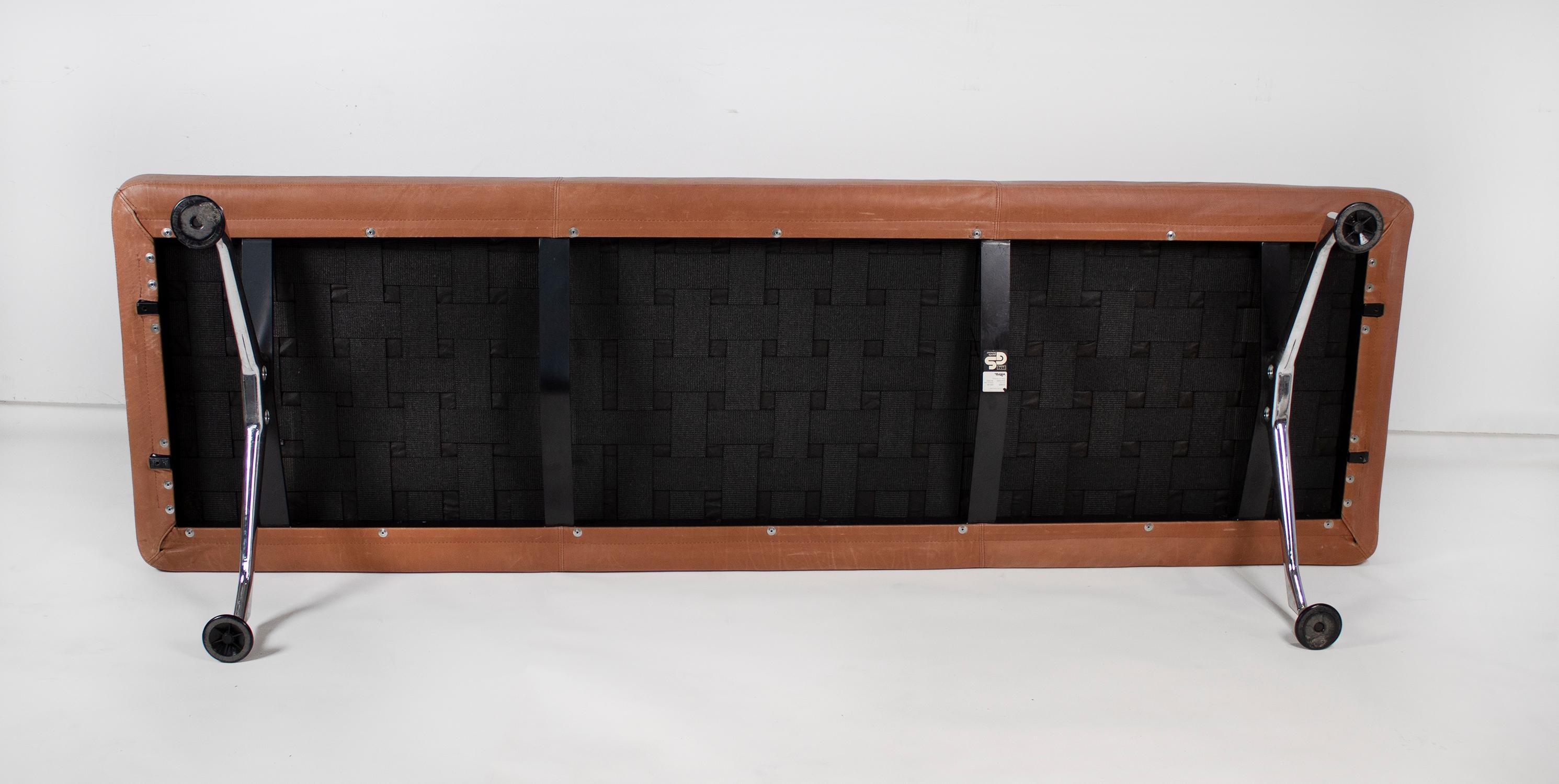 Antonio Citterio Leather Daybed / Bench for Vitra, Germany, circa 1989 1