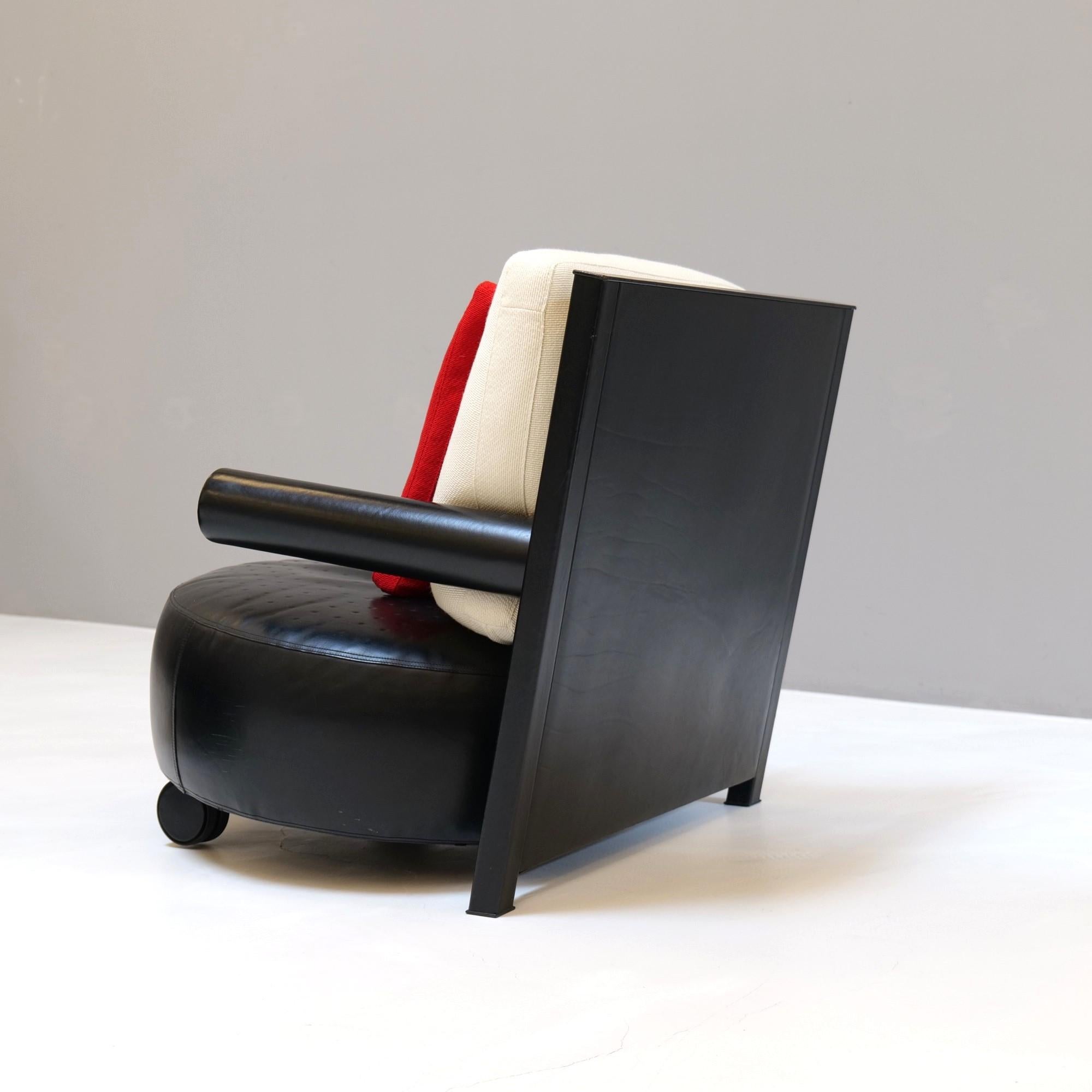 Fin du 20e siècle Antonio Citterio, paire de fauteuils mod. Baisity pour B&B Italia, 1980 en vente