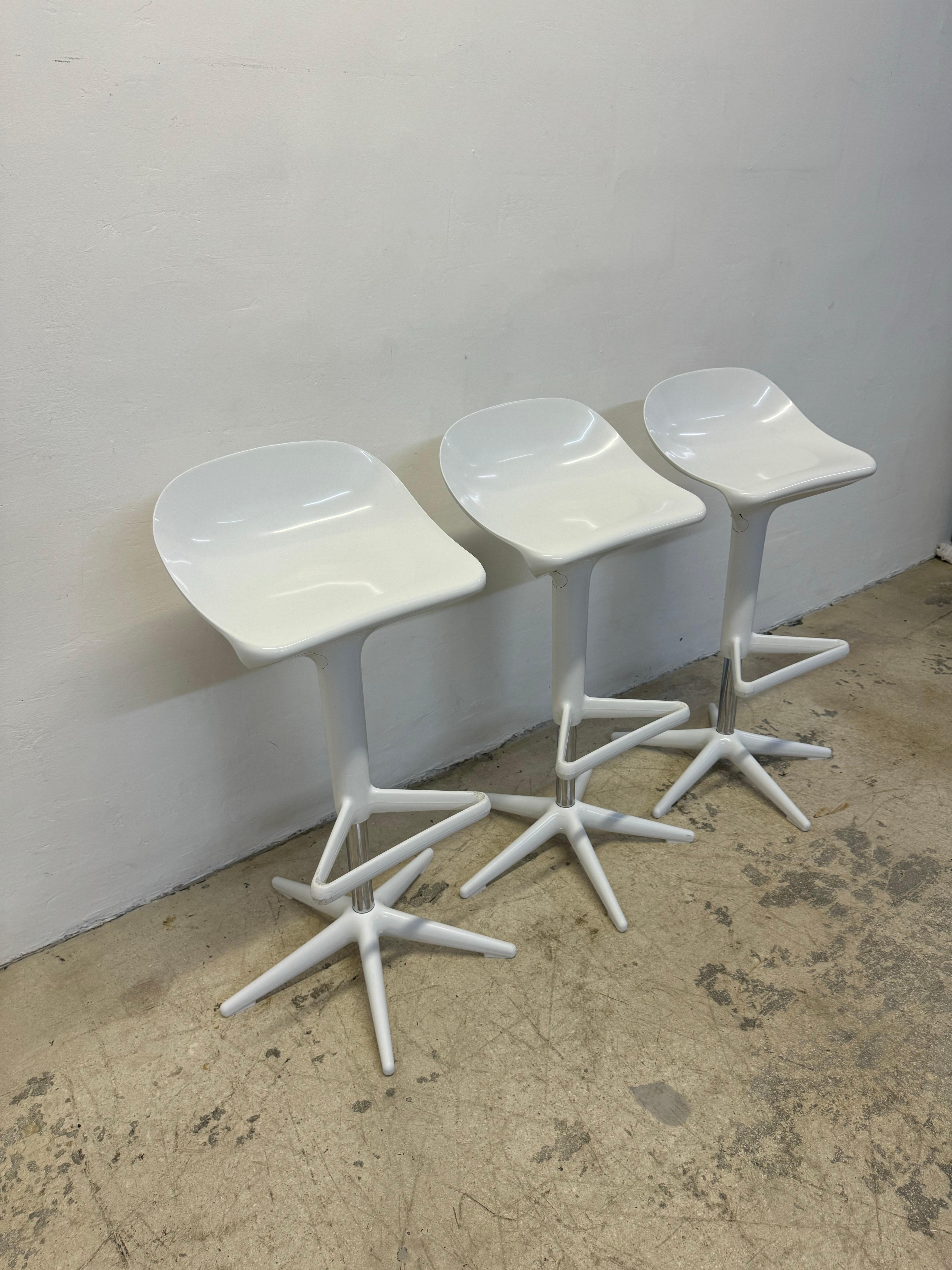 Modern Antonio Citterio “Spoon” Stools for Kartell - Set of Three