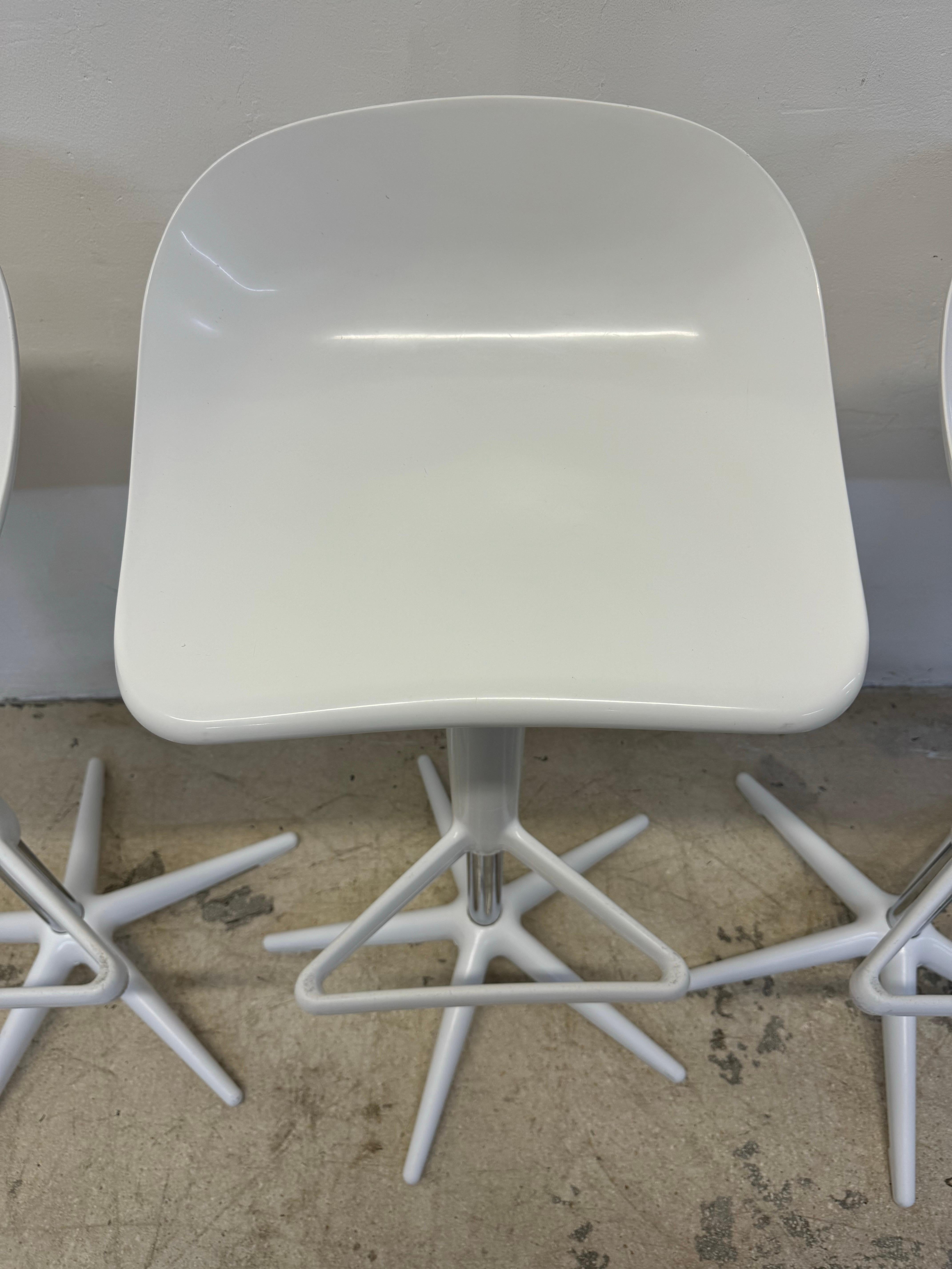 Antonio Citterio “Spoon” Stools for Kartell - Set of Three In Good Condition In Miami, FL