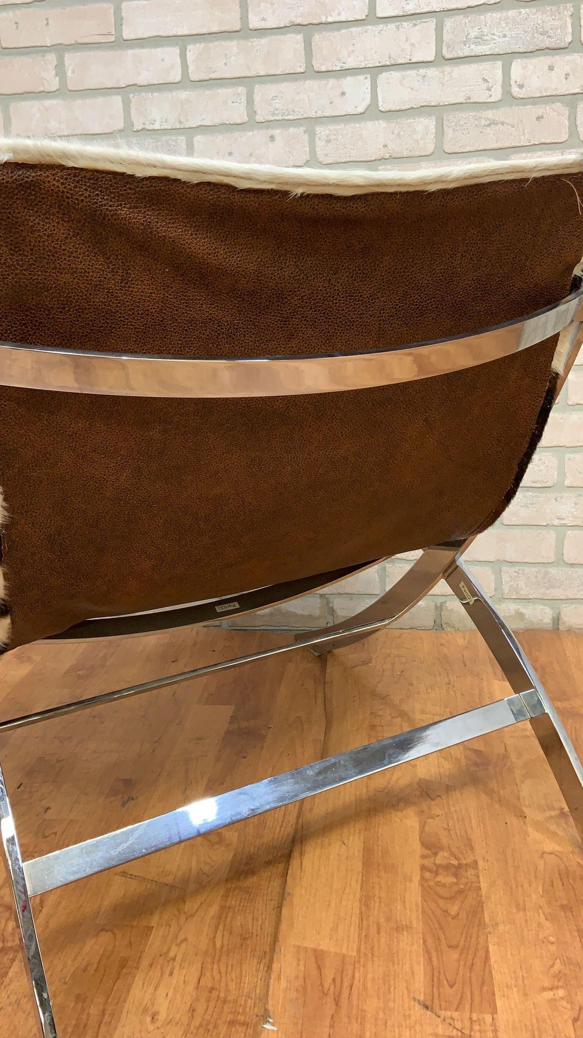 Antonio Citterio Timeless Lounge Scissor Chairs for Flexform Newly Upholstered (chaises à ciseaux de salon intemporelles pour Flexform) en vente 5