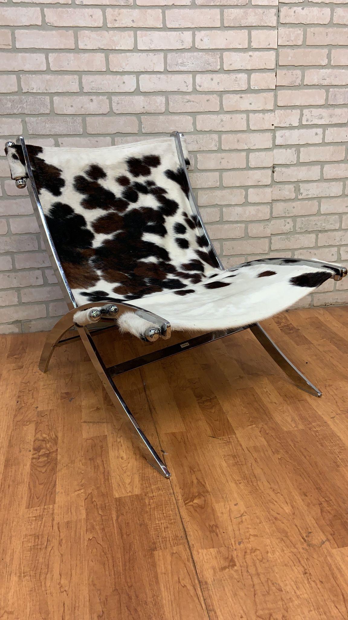 Antonio Citterio Timeless Lounge Scissor Chairs for Flexform Newly Upholstered (chaises à ciseaux de salon intemporelles pour Flexform) en vente 6