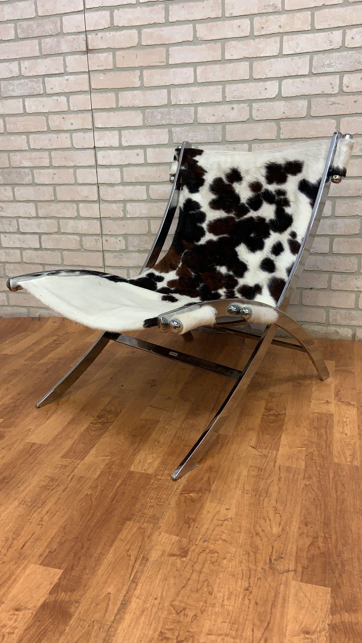 Antonio Citterio Timeless Lounge Scissor Chairs for Flexform Newly Upholstered (chaises à ciseaux de salon intemporelles pour Flexform) en vente 9