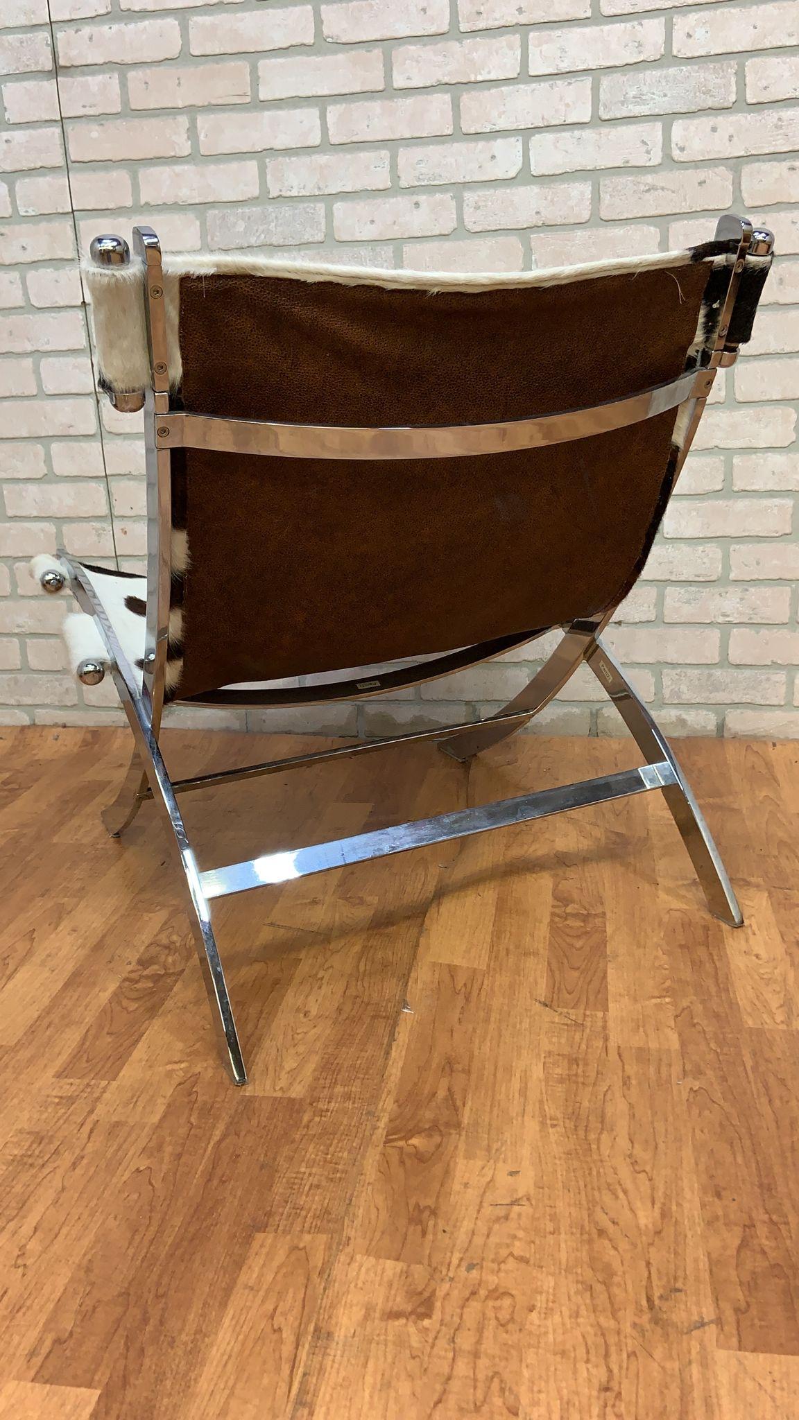 Américain Antonio Citterio Timeless Lounge Scissor Chairs for Flexform Newly Upholstered (chaises à ciseaux de salon intemporelles pour Flexform) en vente