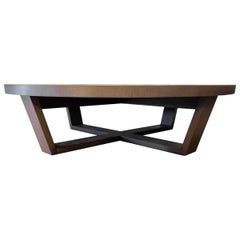 Antonio Citterio Xilos Round Coffee Table, Textured