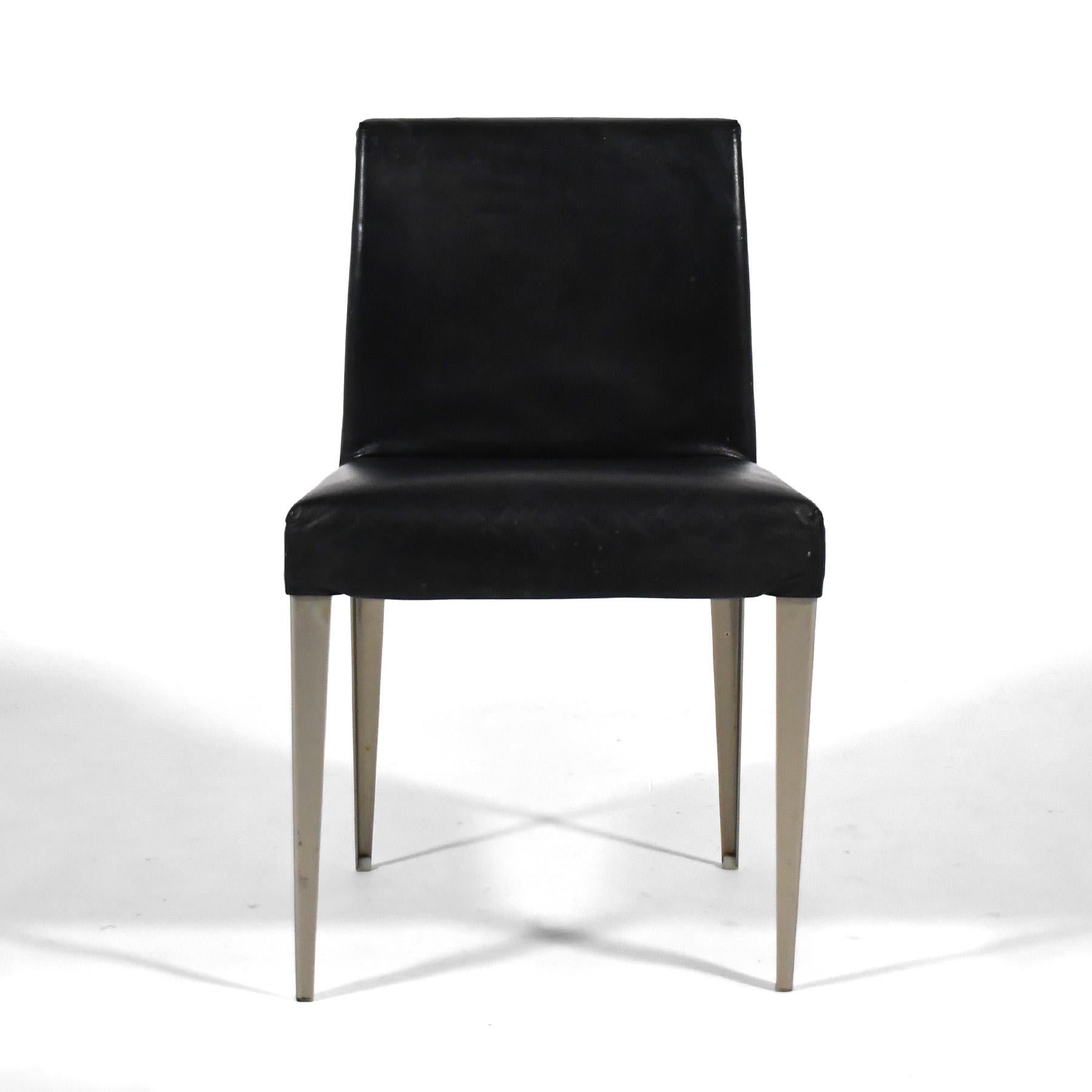 Modern Antonio Cittiero Set of 4 Melandra Dining Chairs For Sale