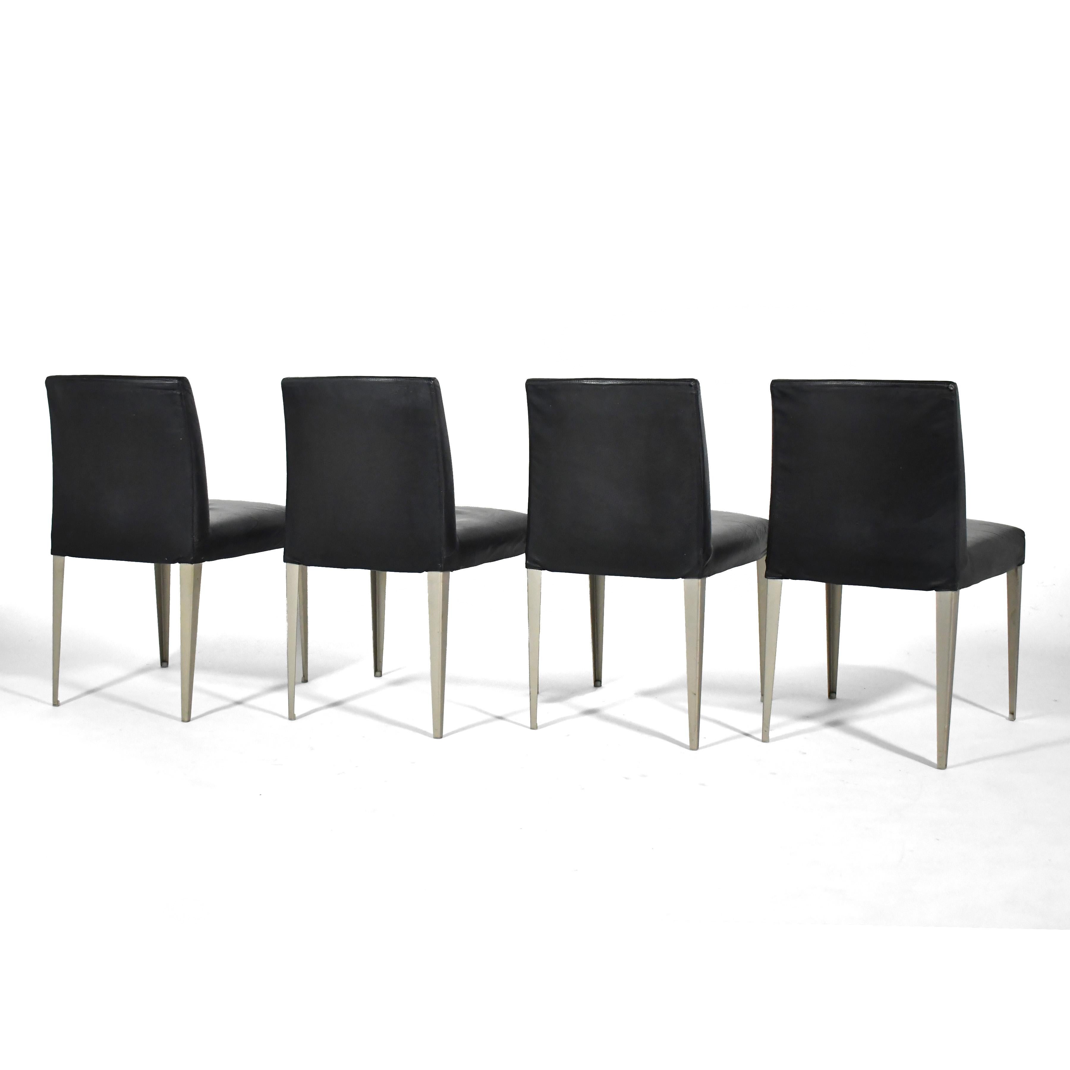 Antonio Cittiero Set of 4 Melandra Dining Chairs For Sale 2