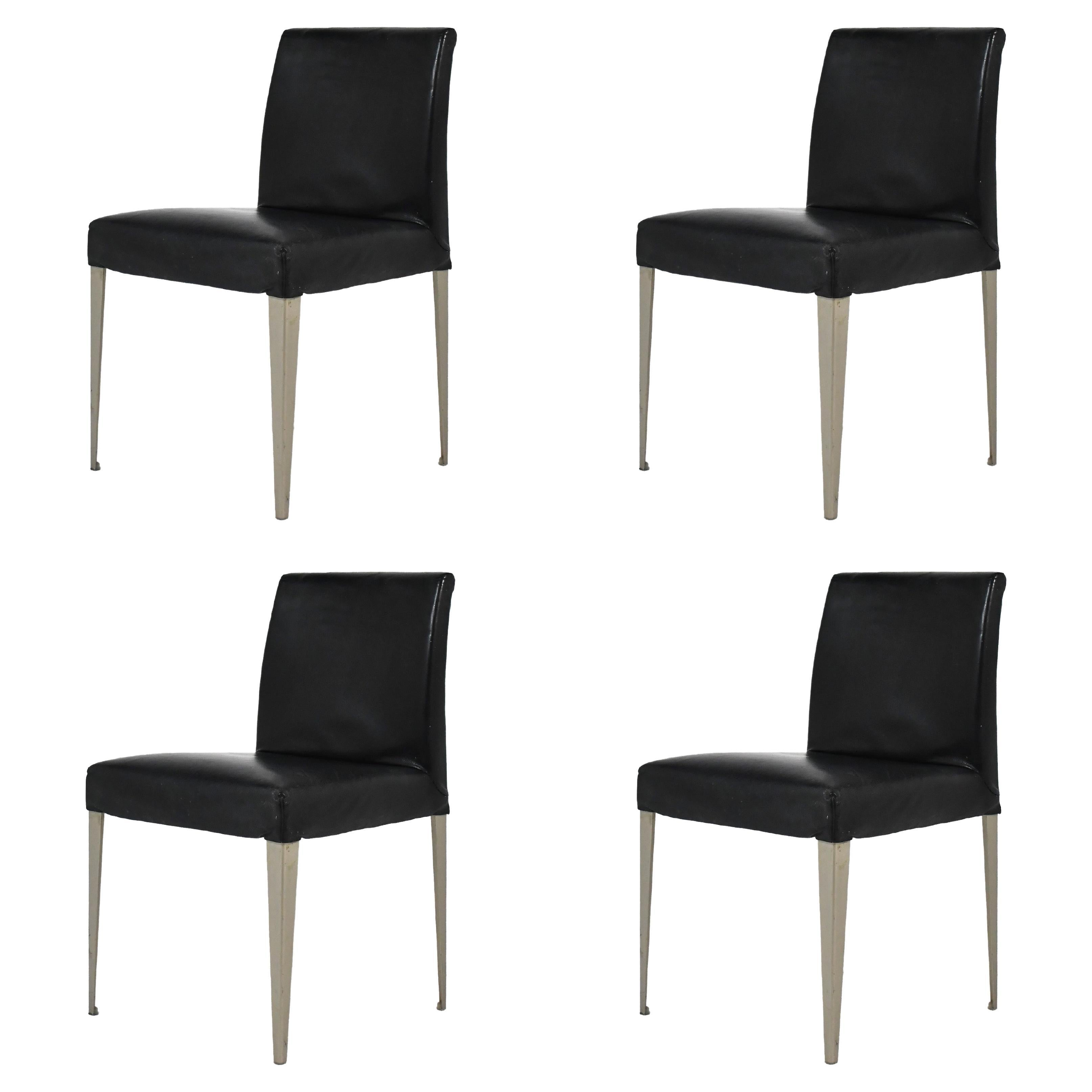 Antonio Cittiero Set of 4 Melandra Dining Chairs For Sale