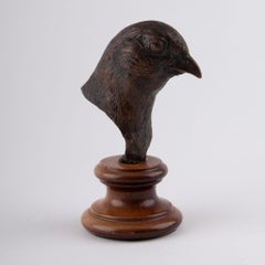 Antonio Coello Wildlife Bronze - Perdrix sur socle en Wood Wood