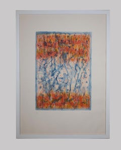 Composizione astratta - Acquaforte originale di Antonio Corpora - 1977