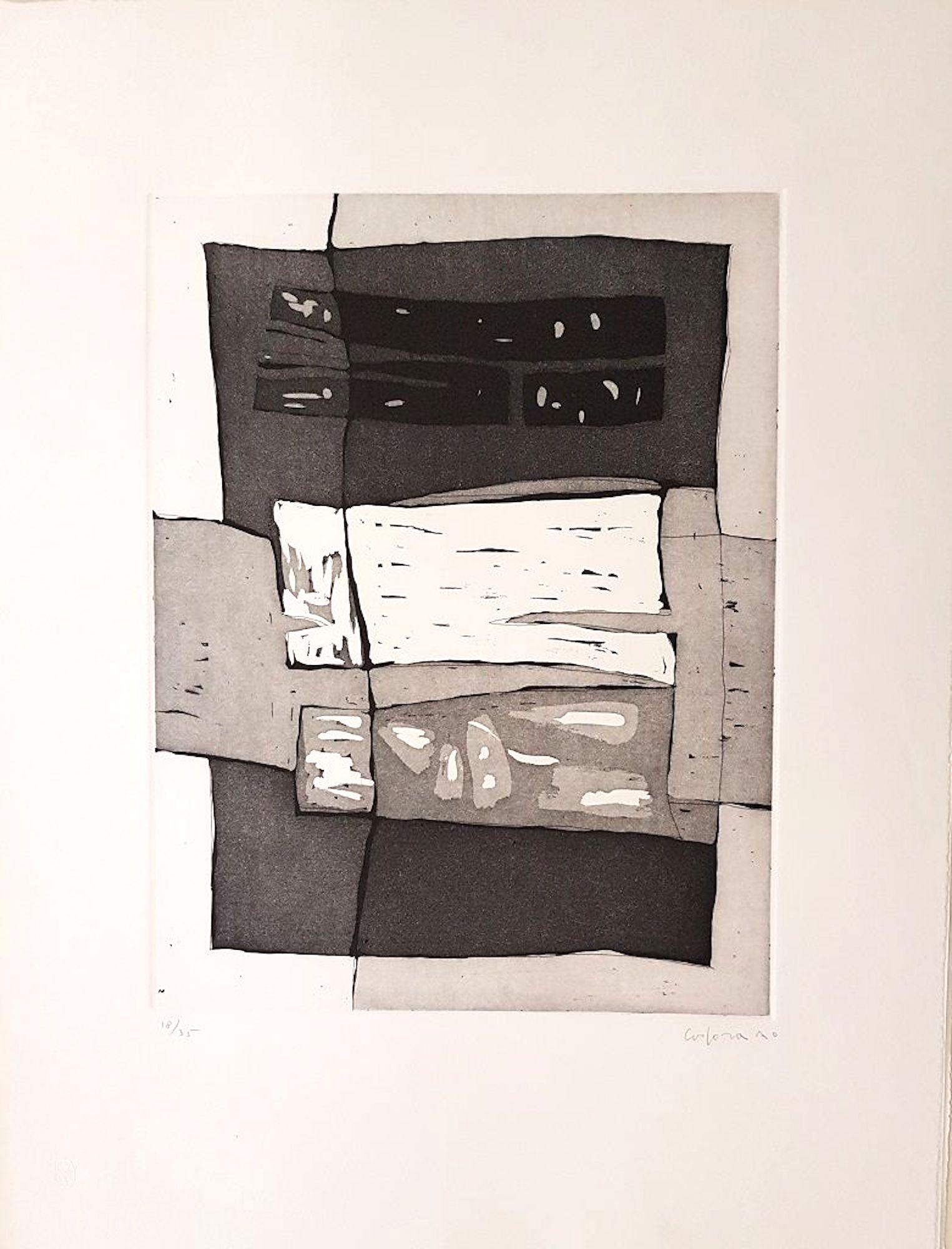 Untitled - Antonio Corpora - 1970s - Etching - Contemporary