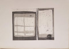 Senza titolo - Acquaforte originale di Antonio Corpora - 1969