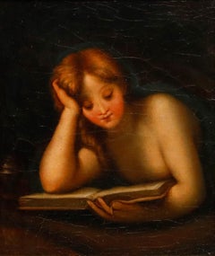Antonio Allegri da Correggio – Ölgemälde aus dem 19. Jahrhundert, „Maria Magdalena beim Lesen“