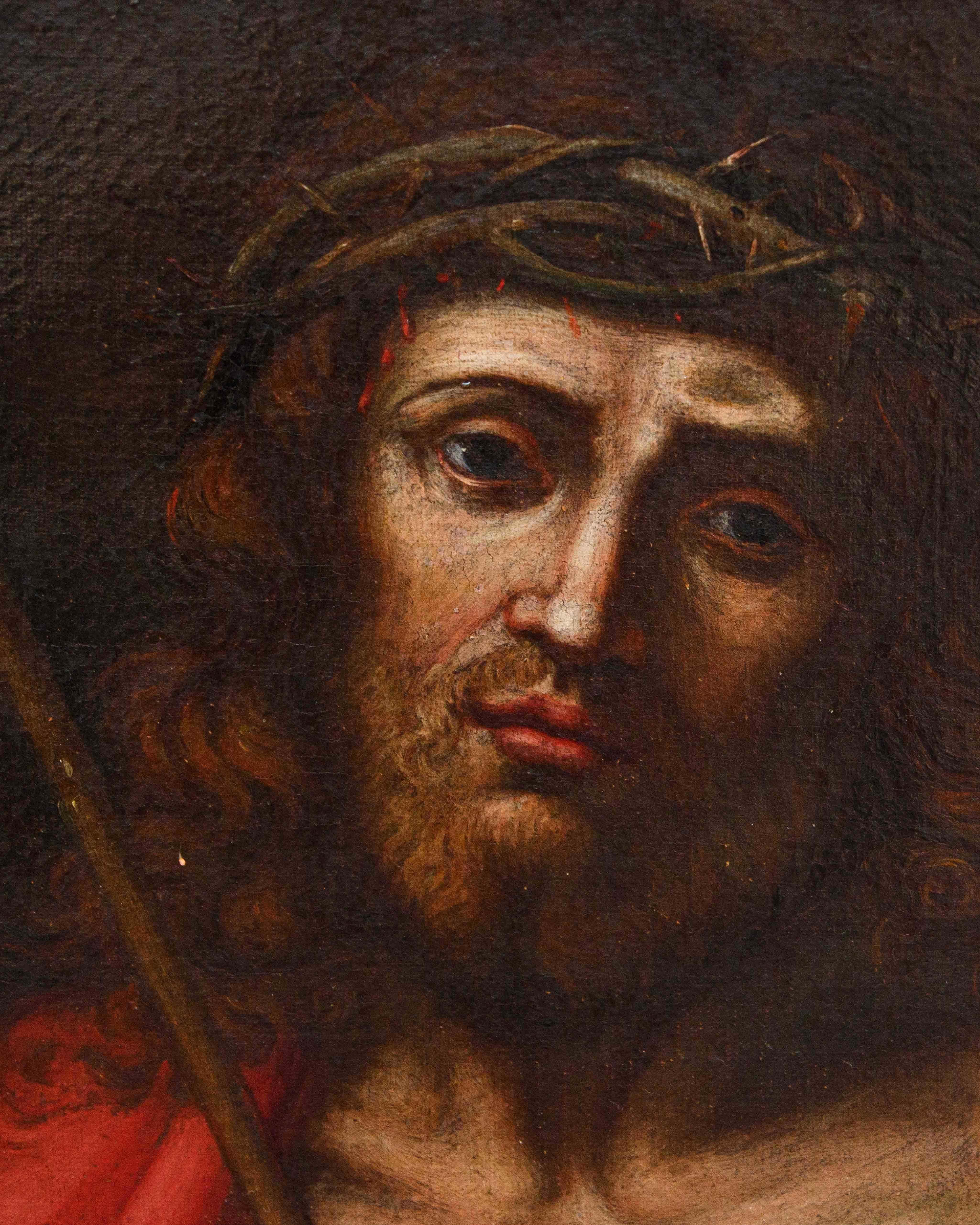 Anhänger von Antonio Allegri, bekannt als Correggio, 17. Jahrhundert, Ecce homo – Painting von Antonio da Correggio