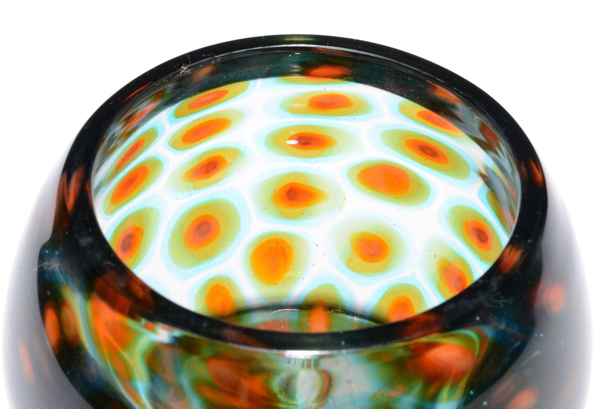 Mid-Century Modern Antonio Da Ros a MURRINE Bowl, Murano For Sale