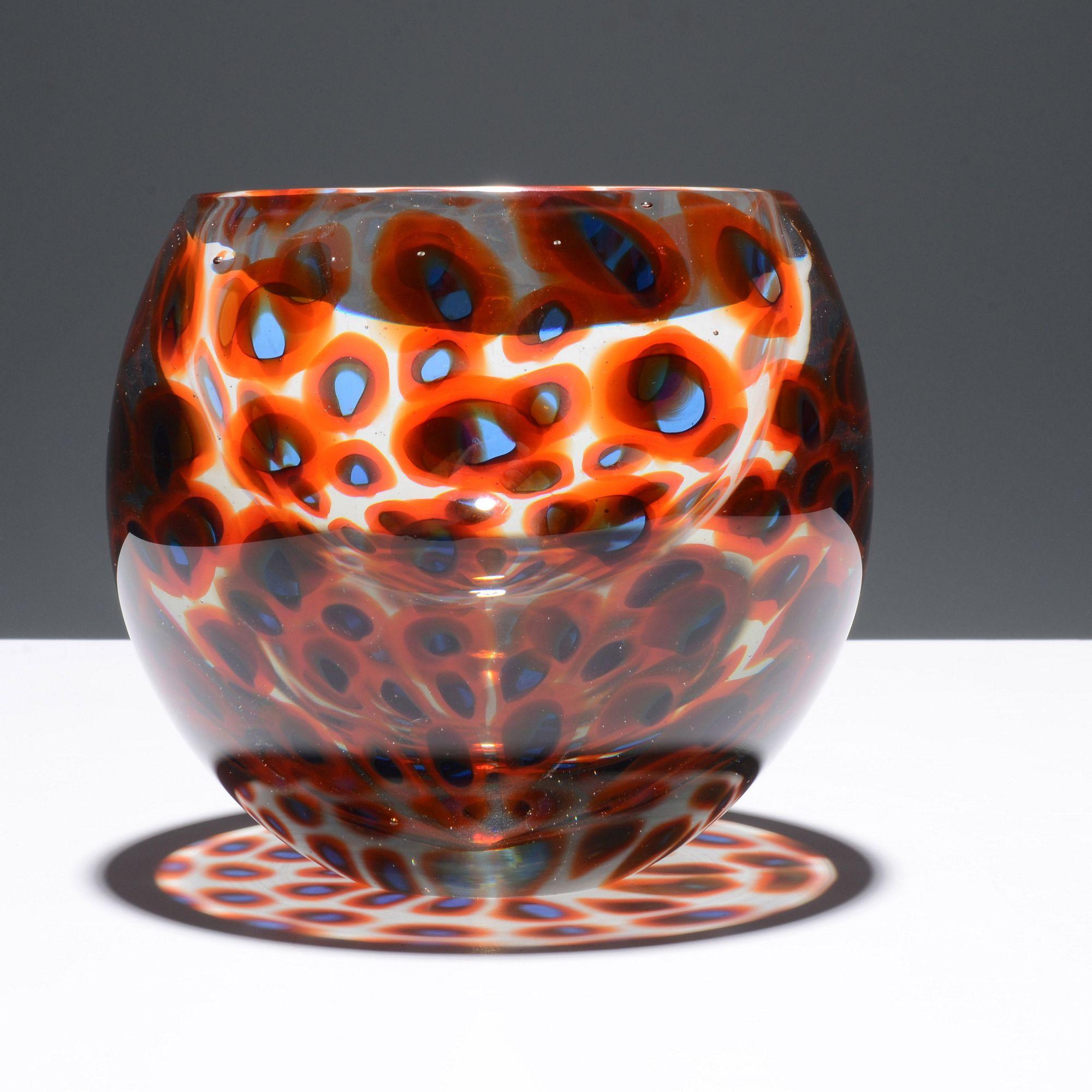 Italian Antonio Da Ros a MURRINE Bowl, Murano For Sale