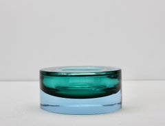 Antonio Da Ros per Cenedese Ciotola, piatto o posacenere in vetro di Murano Glass Sommerso italiano