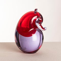 Antonio Da Ros for Cenedese, Murano Glass “Porcupine” Sculpture, Italy, 1960s