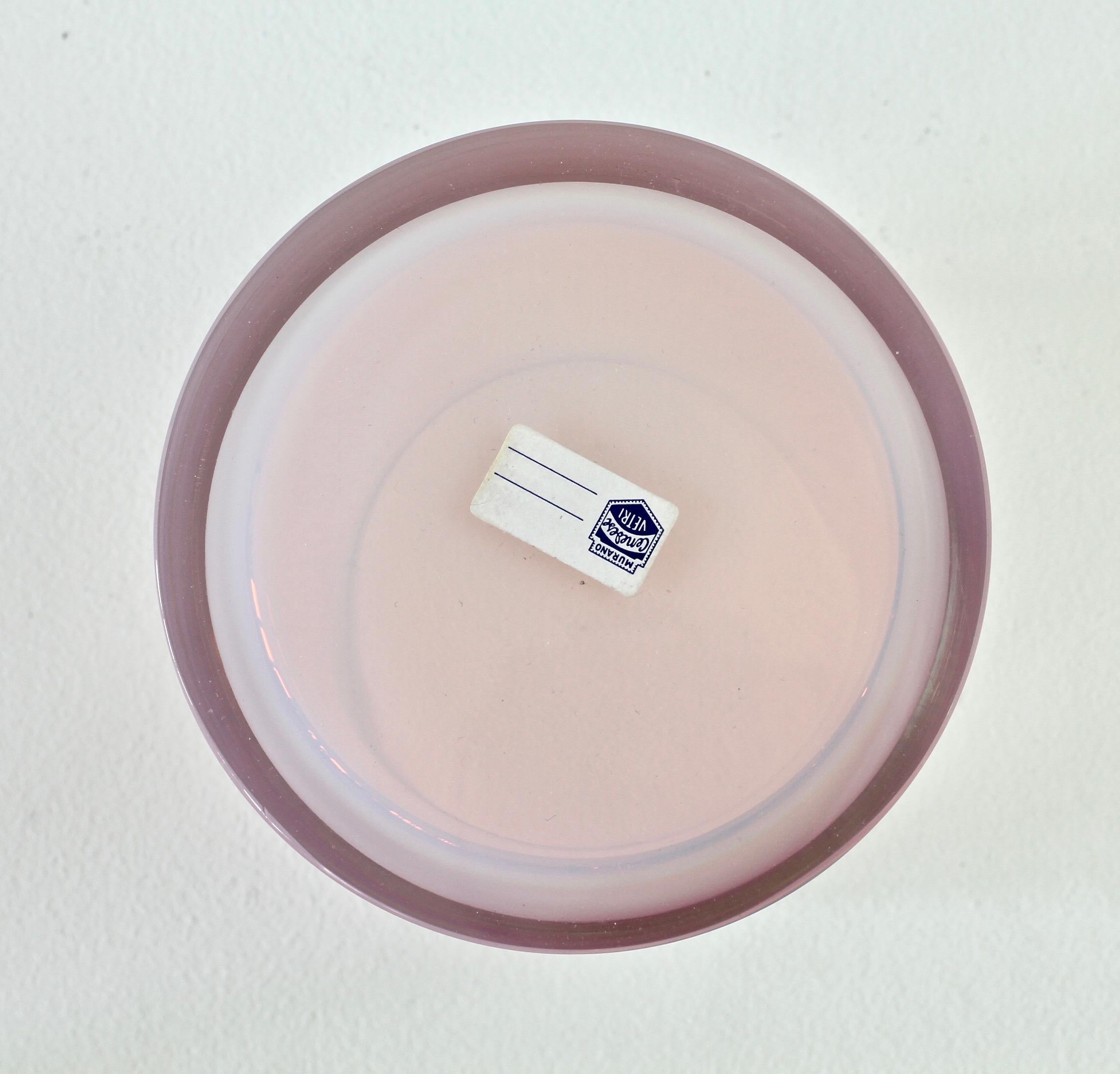 Set farbenfrohes Muranoglas-Glasgefäße von Antonio da Ros für Cenedese im Angebot 4