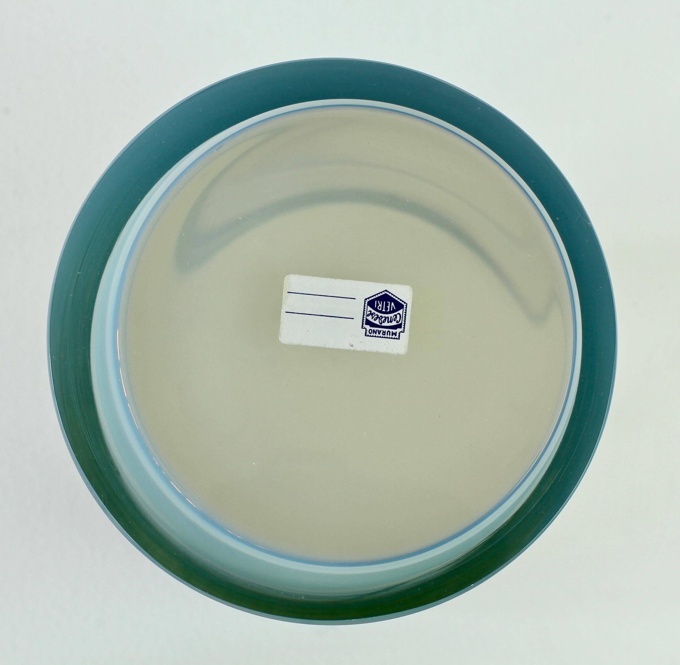 Set farbenfrohes Muranoglas-Glasgefäße von Antonio da Ros für Cenedese im Angebot 2