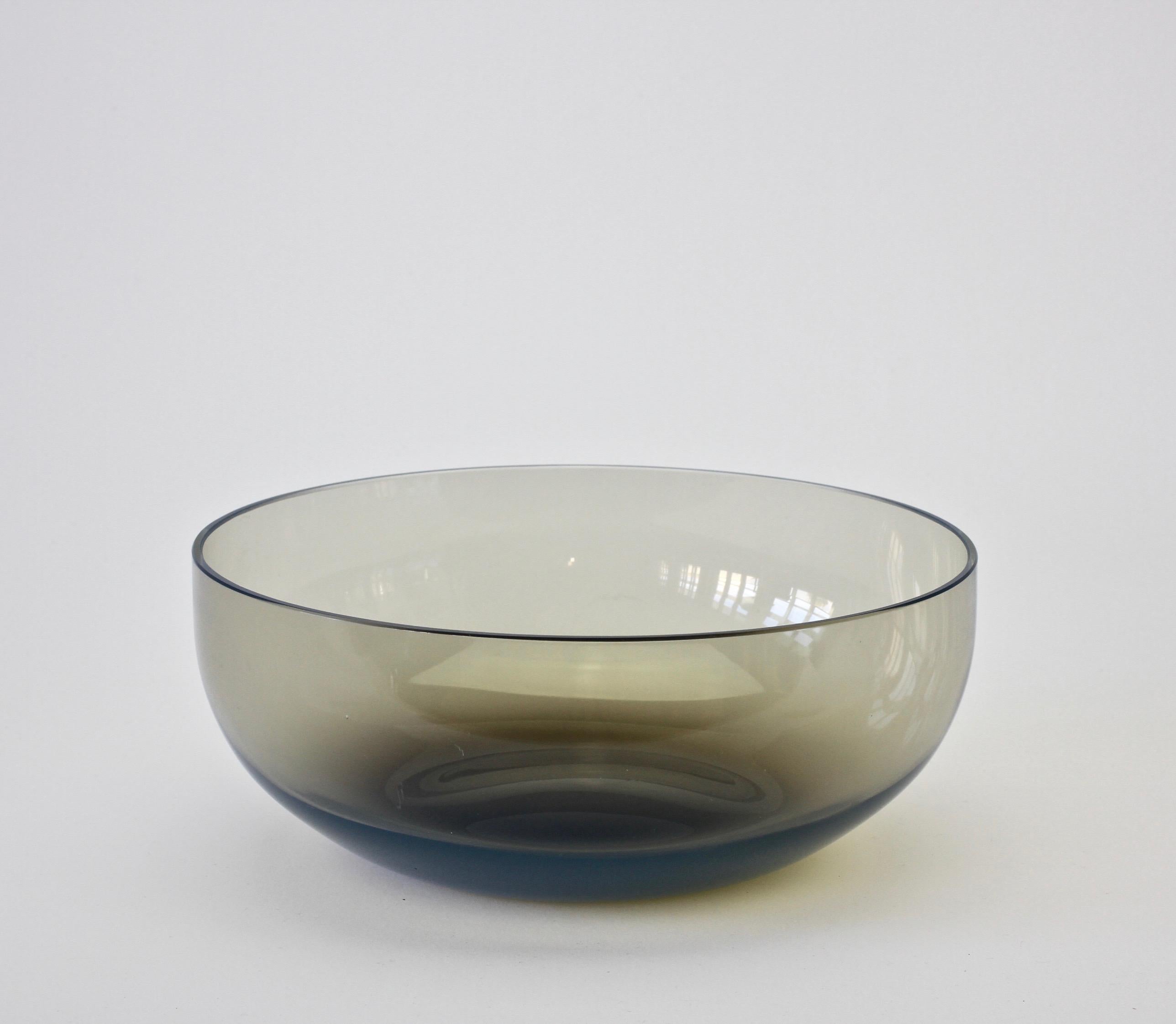 smoked glass bowl