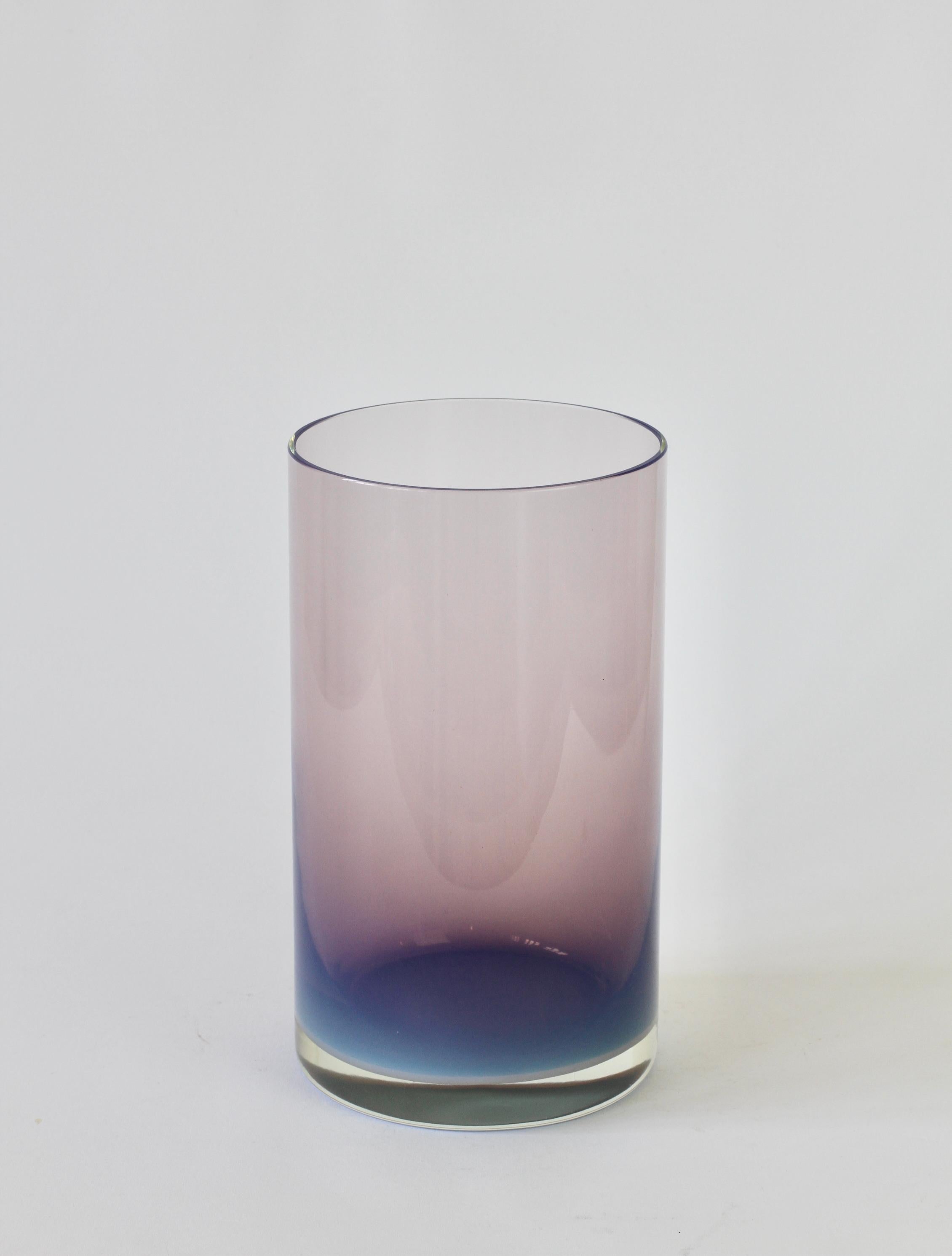 Superbe vase ou récipient en verre de Murano 